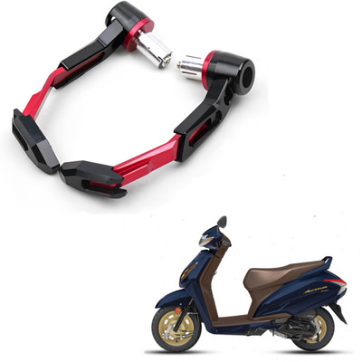 ROYAL AUTO MART RED CNC Brake Clutch Lever Protector for motorcycles_26 Handlebar Hand Guard(Honda)