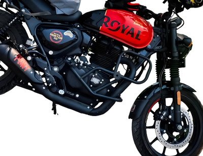 AATRU AUTO RE Hunter Crash Guard with sliders(Royal Enfield)