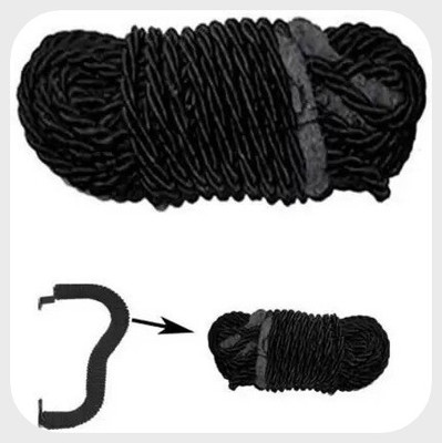 MK Mankrit J_Bullet Nylon Leg Guard Rope / Crash Guard Rope, 28 Meter Extra Long(Royal Enfield)