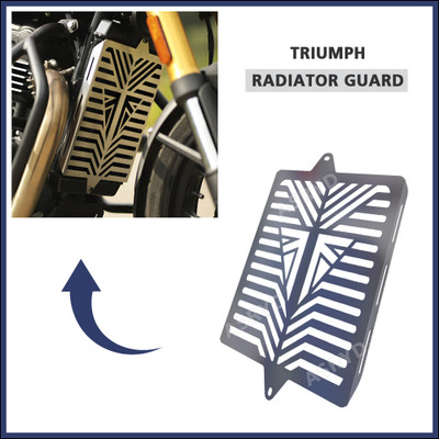 ASRYD Triumph Speed 400 Radiator Guard Aluminium Best Quality Bike Radiator Guard(Triumph)