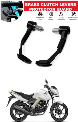 GONAMA Universal Motorcycle Adjustable Brake Clutch CNC Lever Protector Guard sg158 Handlebar Hand Guard(Universal For Bike)