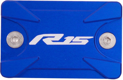 BRXR R15 V3, V4 & M CNC Aluminium Alloy Disk Oil Cap Cover Guard Protector Blue Bike Crash Guard(Yamaha)