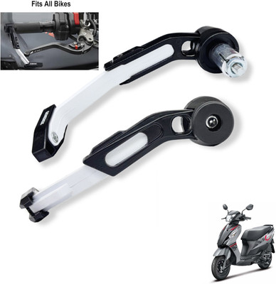 Generox Brake Clutch Lever Guard For Lets Bike Crash Guard(Suzuki)