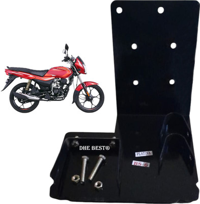 Dhe Best Bike Comfortable Metal Sumpguard / Sump guard Black For Platina 110 BS6 Bike Engine Guard(Bajaj)