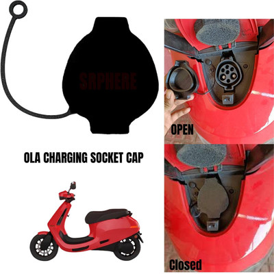 SRPHERE OCP 10_Ola S1/S1 Pro/Air Scooter Charger Socket TPU Cover Bike Crash Guard(Ola)