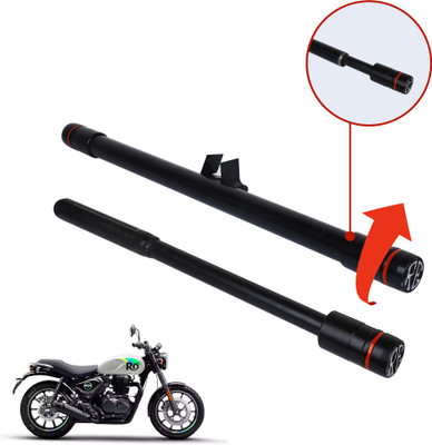 Grandbiker Baseball Leg Guard Dual Rod for Hunter 350 Bike Crash Guard(Royal Enfield)