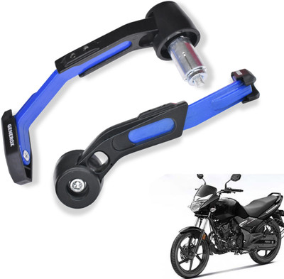 Generox Adjustable CNC Lever Guard for All Bike BlueLG040 Bike Crash Guard(Honda)