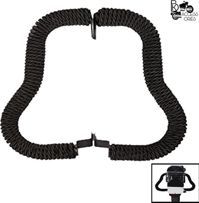 B.K Accessories Rear Back Leg Guard Heavy Metal with Bike Crash Guard Rope(Royal Enfield)