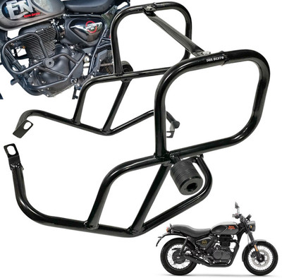 Dhe Best Bike HG7 Stylist Metal Crash Guard With Slider For RE Hunter 350(Royal Enfield)