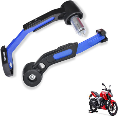 Generox Adjustable CNC Lever Guard for All Bike BlueLG400 Bike Crash Guard(TVS)