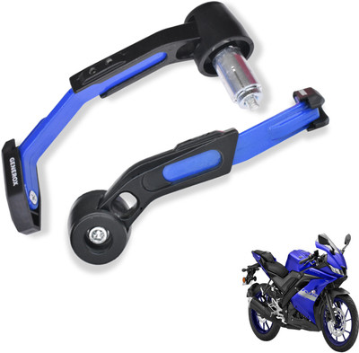 Generox Adjustable CNC Lever Guard for All Bike BlueLG286 Bike Crash Guard(Universal For Bike)