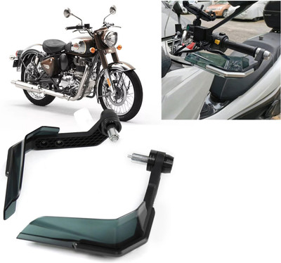 AUTO PEARL Hand Guard Protector Windshield for All Bikes_364 Handlebar Hand Guard(Royal Enfield)