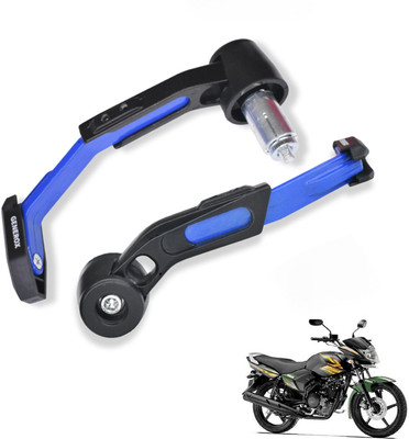Generox Adjustable CNC Lever Guard for All Bike BlueLG211 Bike Crash Guard(Yamaha)