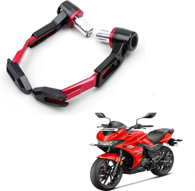 ROYAL AUTO MART RED CNC Brake Clutch Lever Protector for motorcycles_20 Handlebar Hand Guard(Hero)
