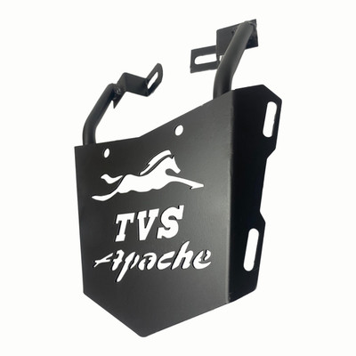 Dhe Best Heavy Metal Seat Extender Expedition Carrier_6 TVS Apache RTR 200 Bike Crash Guard(TVS)