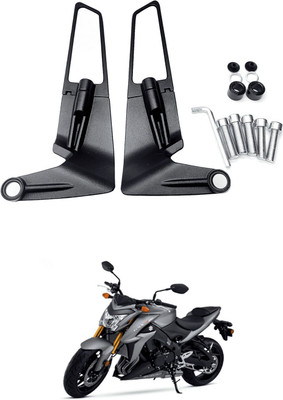 GONAMA Universal Motorcycle Adjustable Rotating Rear View Mirror Wing Side Mirror SG20 Handlebar Hand Guard(Bajaj)