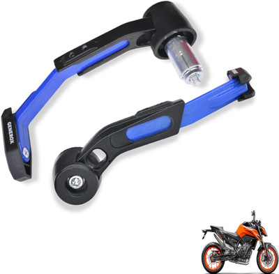 Generox Adjustable CNC Lever Guard for All Bike BlueLG349 Bike Crash Guard(KTM)
