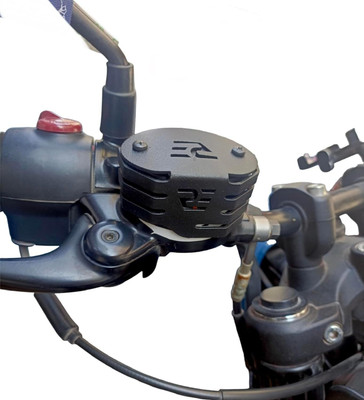 SGTB Disc Brake Fluid Oil Reservoir Master Cylinder Guard Cover for RE Reborn Classic Bike Crash Guard(Royal Enfield)