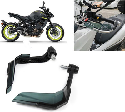 AUTO PEARL Hand Guard Protector Windshield for All Bikes_507 Handlebar Hand Guard(Yamaha)