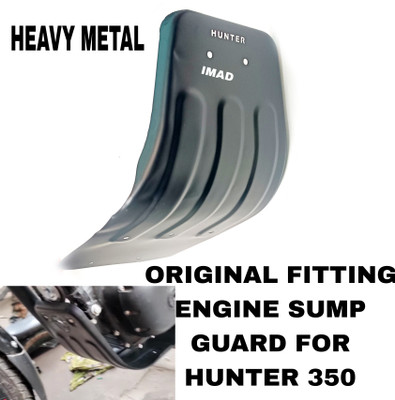 Aklin Boky ORIGINAL FITTING SUMP GUARD FOR NEW HUNTER 350 Bike Engine Guard(Royal Enfield)