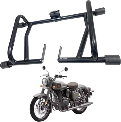 Dhe Best Bike Premium Crash Guard / Leg guard 4 Slider for RE Classic 350/500 OLD(Royal Enfield)
