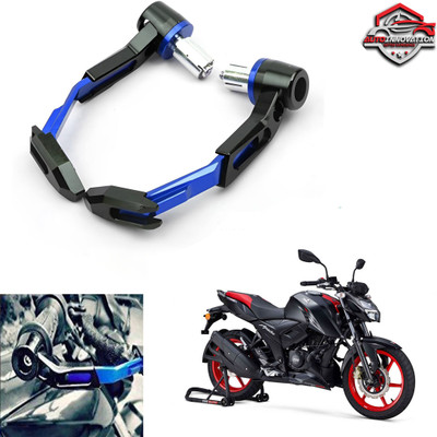 Autoinnovation Blue Black CNC 22mm Brake Clutch Lever Guards Protector Protective Hand Guard-96 Bike Crash Guard(TVS)