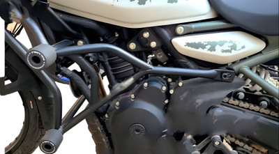 AATRU AUTO BEST QUALITY CRASH GUARD WITH 4 SLIDERS RE HIMALAYAN 450(Royal Enfield)