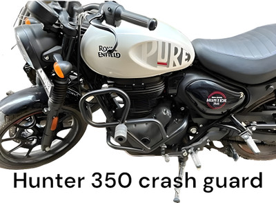RS ACESSORIES HUB Heavy Quality RE HUNTER Crash Guard With Sliders(Royal Enfield)