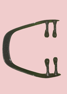 pnk STYLISH HEAVY S ROD OPEN LEG GUARD Bike Crash Guard_202(Hero)