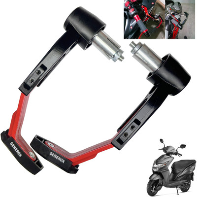 Generox Handle Protector Lever Guard for All Bike REDnBLACK_072 Bike Crash Guard(Honda)