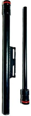ENEMYT Safety Single Rod Leg Guard Crash Guard Black Heavy for - All Hero Splendor(Hero, Universal For Bike)
