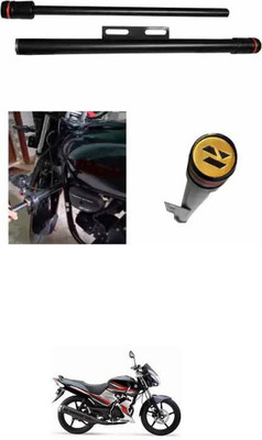 E-Shoppe NEW STYLISH HEAVY SINGLE ROD OPEN LEG GUARD FOR SS 125 Bike Crash Guard(Yamaha)