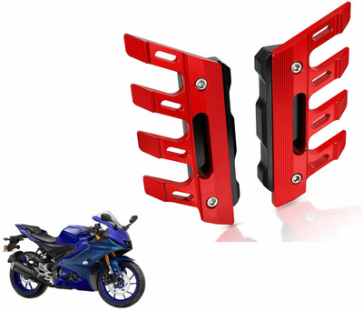 acube mart CNC Shocker Protector Front Fender Slider Guard for R15V3, M15, V4, R15M red Bike Crash Guard(Universal For Bike, Yamaha)