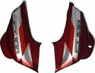 ARPIT ENTREPRISE Side Panel For CT-100 (Red) Bike Crash Guard(Bajaj)