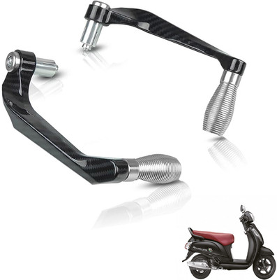 Generox Premium Quality Protective Lever Guard (BLUE) for All BikeGX-CRNF-silver Bike Crash Guard(Suzuki)