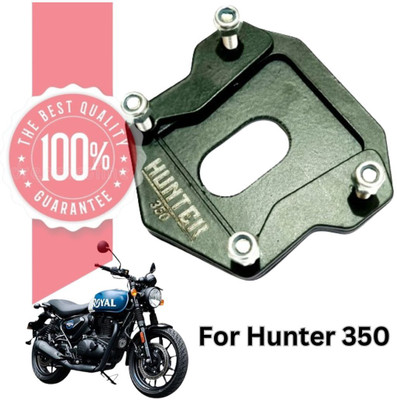 TRYFLY Hunter 350 Bike Premium Side Stand Extender / Stand Pads Bike Crash Guard(Royal Enfield)