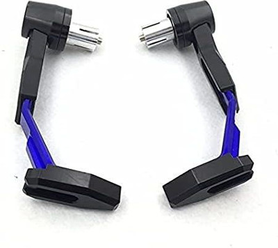 Ms planet BLUE CLUTCH LEVER Handlebar Hand Guard(Universal For Bike)