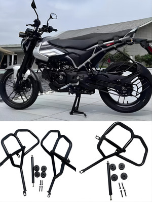 Shriragunath Freedom Heavy Quality Crash Guard with Slider Compatible for freedom cn.g(Bajaj)