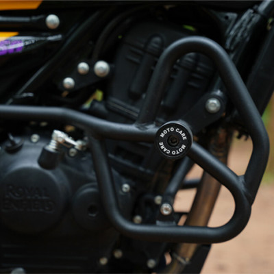 auto trends CRASH GUARD WITH DUAL SLIDERS FOR GUERRILLA 450(Royal Enfield)