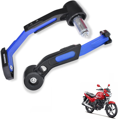 Generox Adjustable CNC Lever Guard for All Bike BlueLG006 Bike Crash Guard(Hero)