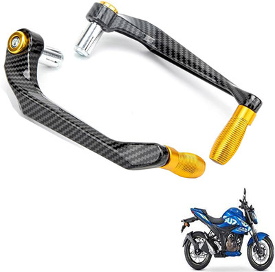 Generox Premium Quality Protective Lever Guard for All BikeGX-CRNF-GolDen333 Bike Crash Guard(Suzuki)