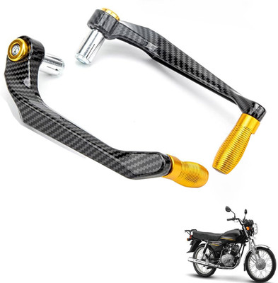 Generox Premium Quality Protective Lever Guard for All BikeGX-CRNF-GolDenLG066 Bike Crash Guard(Yamaha)