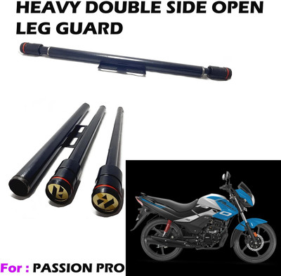 SRPHERE HEAVY LEG GOURD DOUBLE OPEN FOR HERO PASSION PQ Bike Crash Guard(Hero)