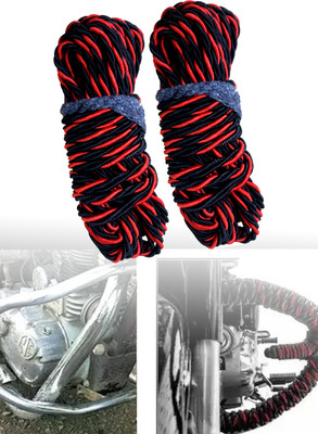 Pious Bullet Nylon Leg Guard Rope _BLKRD34 Bike Crash Guard Rope(Yamaha, TVS, Suzuki, Royal Enfield, KTM, Bajaj, Hero, Universal For Bike)