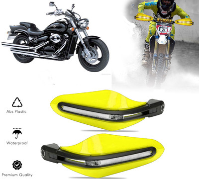 AUTO PEARL Yellow Protector Proguard Pro Brake Clutch Lever Protector Guard Bike Crash Guard(Suzuki)
