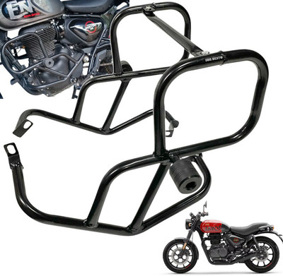 Dhe Best Bike HG15 Premium Crash Guard With Frame Slider For RE Hunter 350(Royal Enfield)