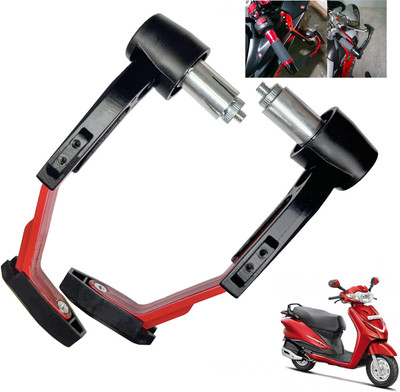 Shopland Adjustable Clutch Lever Guard for All Bike SL-LG_Red089 Bike Crash Guard(Hero)
