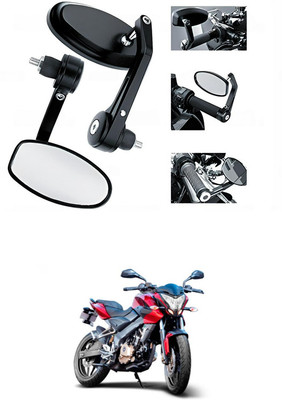 LOVMOTO Manual Rear View Mirror For Bajaj Pulsar 150 DTS-i(Exterior)