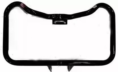 AQRAMX CB Shine leg guard glossy black heavy-duty material Bike Crash Guard(Honda)