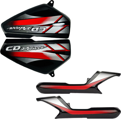 SP Shree Premium CD Deluxe Black Bed Side Panel And Tail Panel Bike Crash Guard(Hero)